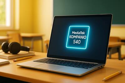  مدیاتک تراشه Kompanio 540 را برای کروم‌بوک‌ دانشجویی رونمایی کرد