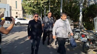 امیرقلعه نویی وارد مراسم زنده یاد کارگرجم شد