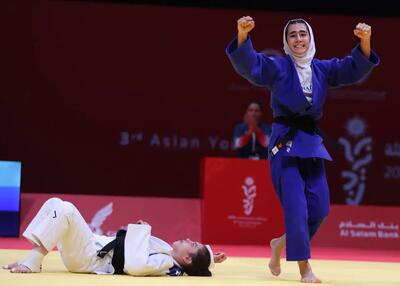  مدال طلای آسیا بر گردن دختر جودوکای ایران