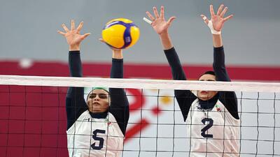  دختران والییال ایران طلایی شدند