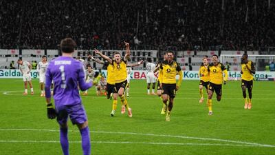  آینتراخت فرانکفورت (۲) ۱ - ۱ (۴) دورتموند؛ صعود سخت شاگردان نیکو کواچ به جمع ۱۶ تیم نهایی