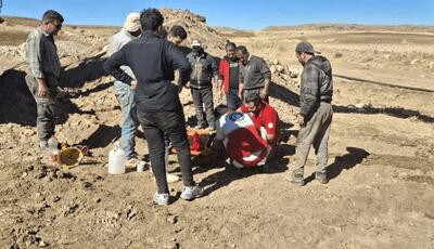  مصدومیت کارگر معدن بر اثر ریزش آوار در تکاب