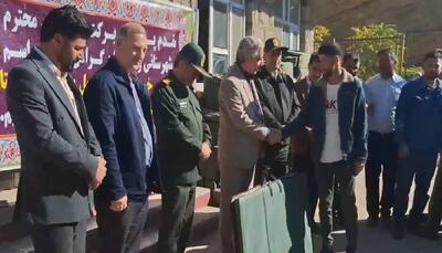  تحویل ۱۵۰ دستگاه سامانه خورشیدی قابل حمل به عشایر خداآفرین