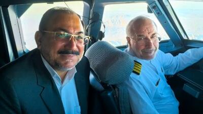  قالیباف باز هم خلبان شد