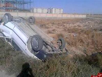 واژگونیِ فاجعه‌بار یک خودرو پراید در حسن‌رود