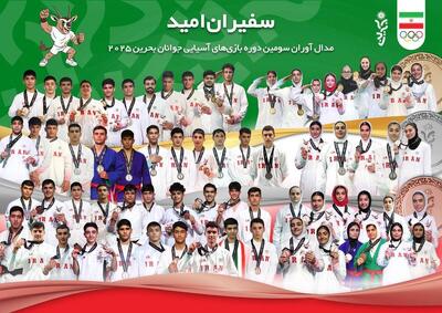  پایان کار سفیران امید در بازی‌های آسیایی جوانان با ۷۶ مدال و حضور در رده چهارم آسیا 