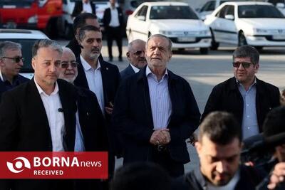  بازدید رئیس جمهور از مرکز لجستیک و بندر خشک آپرین اسلامشهر