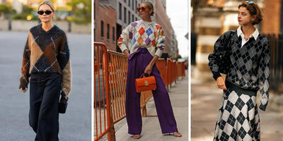  پترن محبوب سال مشخص شد! الگوی لوزی‌داری که هیچ‌گاه از مد نمی‌افتد - چی بپوشم