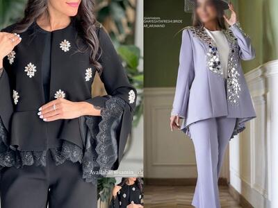  ۳۰ مدل کت و شلوار زنانه مجلسی برای عروسی؛ ترکیبی از ظرافت و قدرت - چی بپوشم