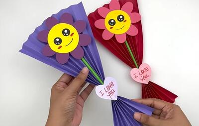  ساخت کاردستی ساده و زیبا برای روز دانش آموز؛ کاردستی با کاغذ