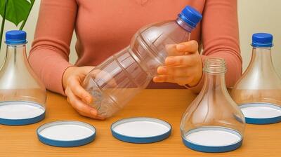  ایده های خلاقانه برای بازیافت بطری پلاستیکی و درب شیشه!