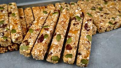  طرز تهیه گرانولا بار رژیمی بمب انرژی سالم، بدون شکر و آرد مناسب همه