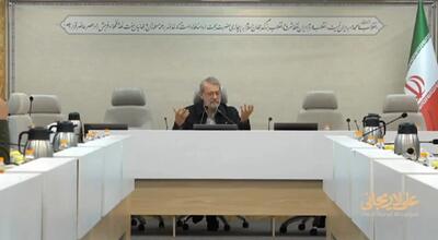  لاریجانی: ظاهرا زعمای سیاست شرایط ویژه امروز را درک نکرده‌اند/ اختلافات را باید به زمان دیگری موکول کرد+ فیلم