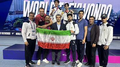  نایب قهرمانی تکواندوی ایران در جهان