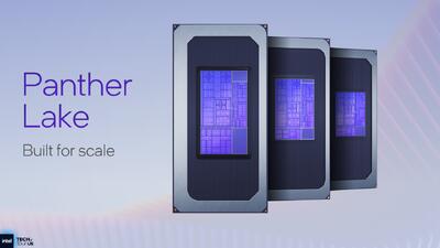  جزئیات عملکرد پردازنده‌های اینتل X7 358H و X5 338H از سری Panther Lake فاش گردید