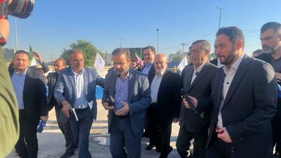  گزارش تصویری/ بازدید معاون اجرایی رئیس‌جمهور از ایستگاه پمپاژ ملی راه و خط انتقال طرح جامع فاضلاب اهواز