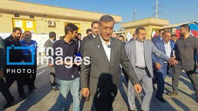  معاون اجرایی رییس جمهور از ایستگاه پمپاژ فاضلاب منطقه ملی‌راه اهواز بازدید کرد