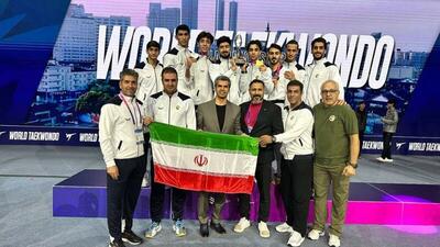  تیم ملی تکواندو مردان ایران نائب قهرمان جهان شد/ بازگشت به سکوی جهانی پس از ۸ سال