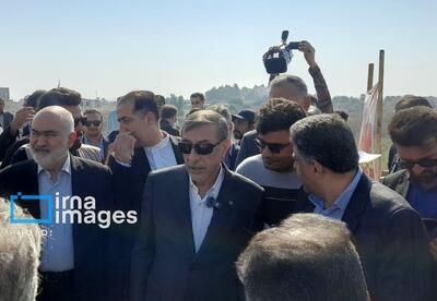  بازدید معاون اجرایی رییس جمهور از پل شهدای عنافچه شهرستان باوی