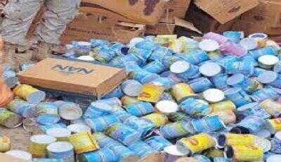  کشف شیرخشک‌های قاچاق در مرز میرجاوه سیستان و بلوچستان