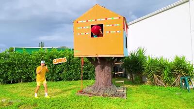  ولاد و نیکی-چالش کریس کلبه چوبی -کارتون ولاد ونیکی جدید-برنامه کودک ولادو نیکی