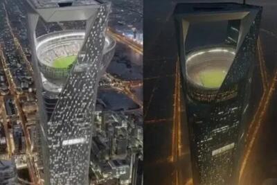  ورزشگاه در ارتفاع ۳۵۰ متری عربستان «فیک» از آب درآمد - پارس فوتبال