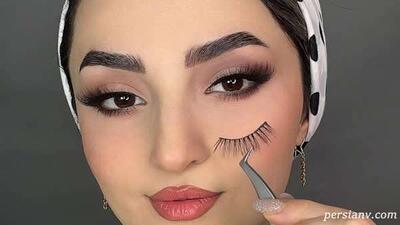  آموزش مژه مصنوعی ؛ صفر تا صد آموزش مژه مصنوعی در خانه ؛ ترفندهای نصب مژه‌های دانه‌ای بدون ریزش