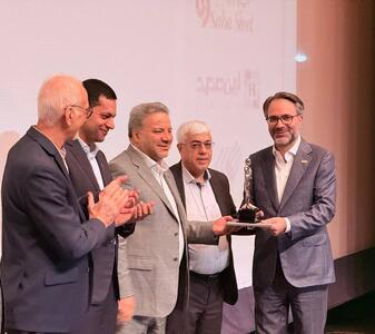  حاتمی مدیر برجسته صنعت فولاد کشور در سال ۱۴۰۴ در بخش دولتی و عمومی شد