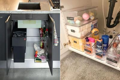  با این روش ها کابینت زیر سینک رو کاربردی بجین/ زیر سینک، گنج پنهون خونس از دستش نده