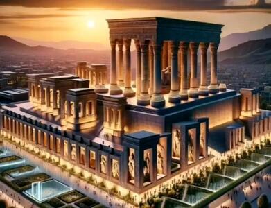 شکل و شمایل مجموعه تخت جمشید اگر هرگز سقوط نمیکردند؛ جلال و شکوه عجیب اون تاریخ