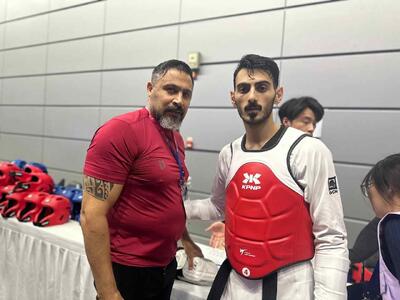  تکواندو قهرمانی جهان؛ امیرسینا بختیاری به یک‌چهارم صعود کرد