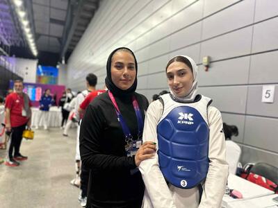  تکواندو قهرمانی جهان؛ مبینا نعمت زاده با اقتدار حریف لبنانی را شکست داد