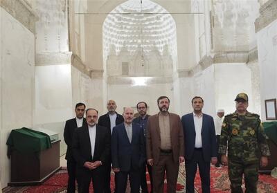  بازدید معاون وزیر امور خارجه از مجموعه تاریخی شیخ احمد جامی عکس - تسنیم