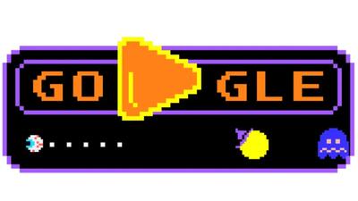  گوگل با یک صفحه‌ ویژه‌ هالووین چهل‌وپنجمین سالگرد بازی PAC-MAN را جشن گرفت