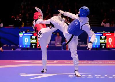  حذف مبینا نعمت‌زاده مقابل قهرمان جهان