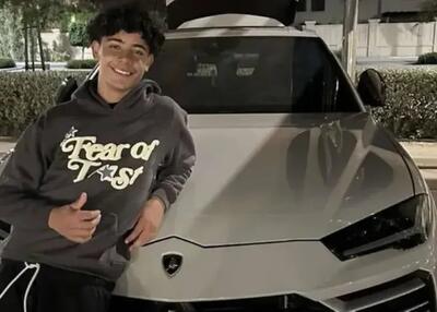  اولین لامبورگینی پسر رونالدو در 15 سالگی! (عکس)