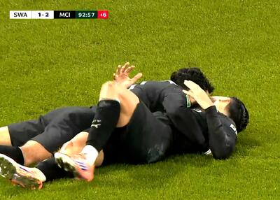  گل سوم منچسترسیتی به سوانسی (چرکی)