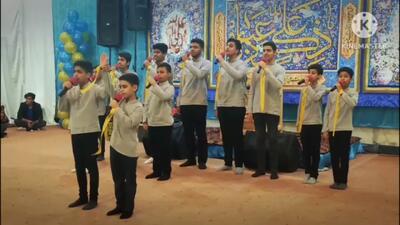  نخستین اجرای گروه سرود هلال منیر در بافت چند صدایی در آران و بیدگل