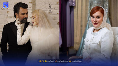  عاشقانه های آرام جعفری و بابک انصاری ؛ اولین عکس زن و شوهری بعد از عروسی