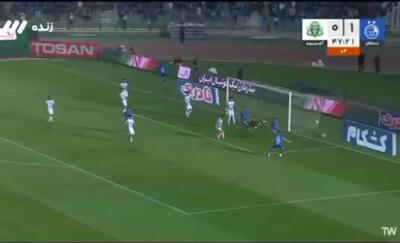  گل دوم استقلال به آلومینیوم توسط الحدادی
