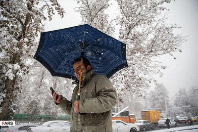  تصاویر باورنکردنی از آبان‌ماه پر از برف تهران