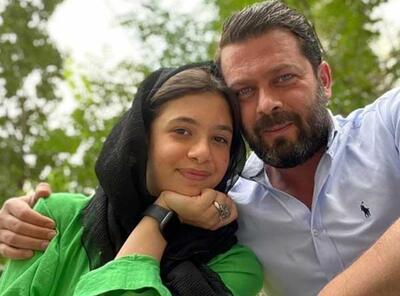  قاب احساسی پدر و دختر مشهور سینمای ایران