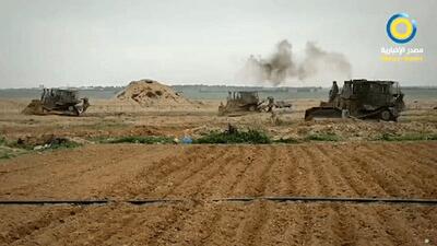  تخریب زمین‌های زراعی غزه در حملات اسرائیل