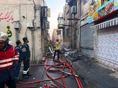  10 مصدوم در آتش‌سوزی منزل مسکونی در ورامین