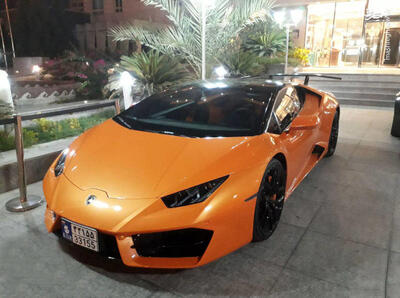  جولان لامبورگینی هوراکان در خیابان‌های تهران