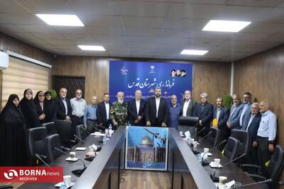  پیشکسوتان بسیج جهاد و شهادت از فرماندار قدس تقدیر کردند 