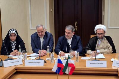  دیدار هیأت پارلمانی جمهوری اسلامی ایران با نایب‌رئیس دومای روسیه