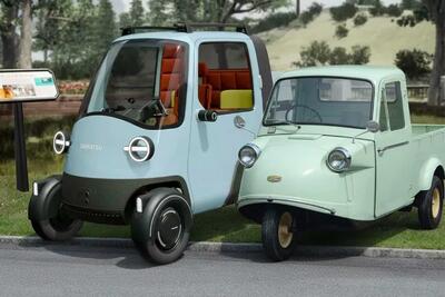  بازگشت وانت سه‌چرخ مشهور ژاپنی با پیشرانه‌ی برقی و طراحی مدرن