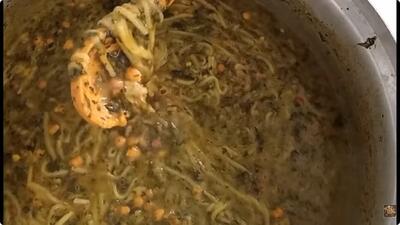  راز آش رشته جا افتاده / طرز تهیه آش رشته لعابدار و جا افتاده