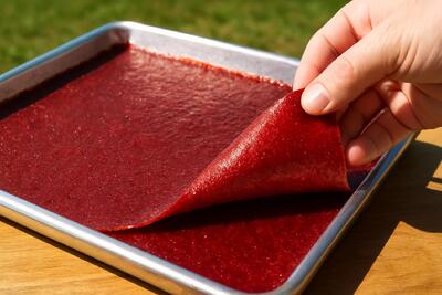  طرز تهیه لواشک خونگی ترش و آفتابی